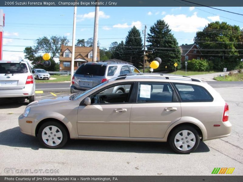 Champagne Beige Metallic / Grey 2006 Suzuki Forenza Wagon