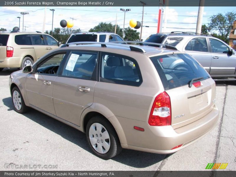 Champagne Beige Metallic / Grey 2006 Suzuki Forenza Wagon