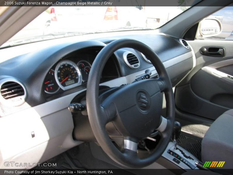 Champagne Beige Metallic / Grey 2006 Suzuki Forenza Wagon