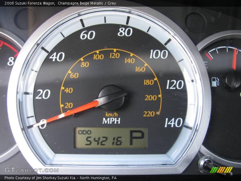 Champagne Beige Metallic / Grey 2006 Suzuki Forenza Wagon