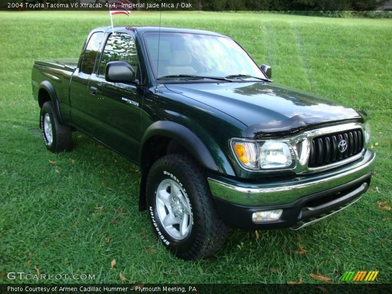 Imperial Jade Mica / Oak 2004 Toyota Tacoma V6 Xtracab 4x4