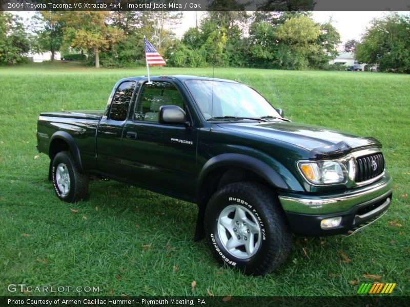 Imperial Jade Mica / Oak 2004 Toyota Tacoma V6 Xtracab 4x4
