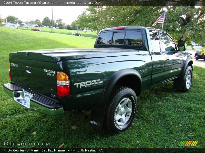 Imperial Jade Mica / Oak 2004 Toyota Tacoma V6 Xtracab 4x4