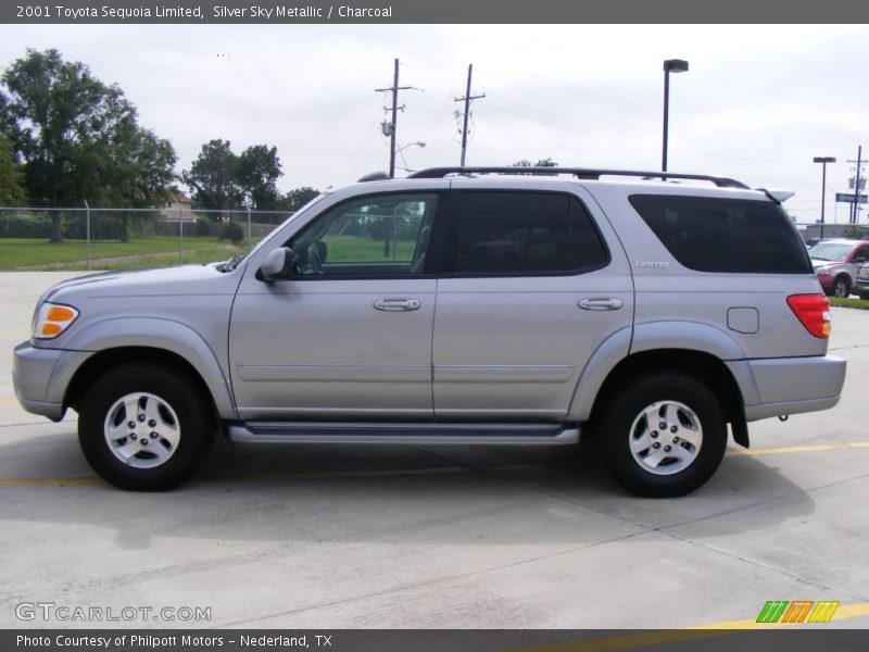 Silver Sky Metallic / Charcoal 2001 Toyota Sequoia Limited