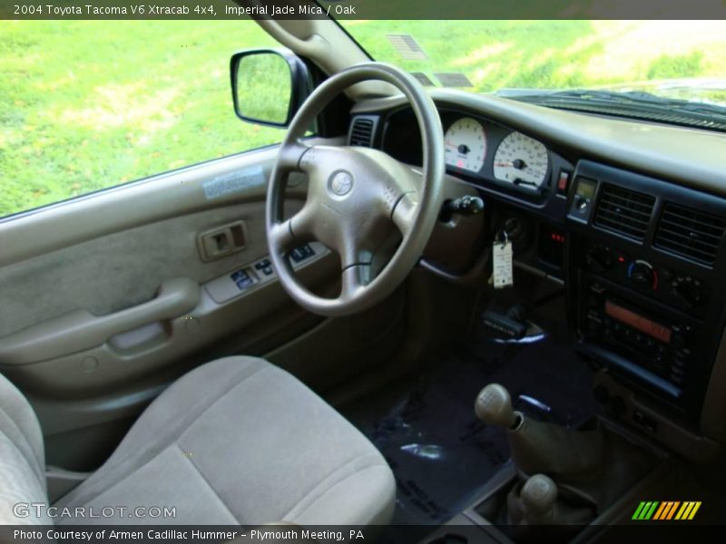 Imperial Jade Mica / Oak 2004 Toyota Tacoma V6 Xtracab 4x4