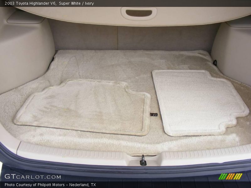 Super White / Ivory 2003 Toyota Highlander V6