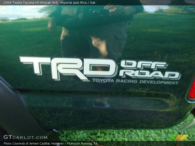 Imperial Jade Mica / Oak 2004 Toyota Tacoma V6 Xtracab 4x4