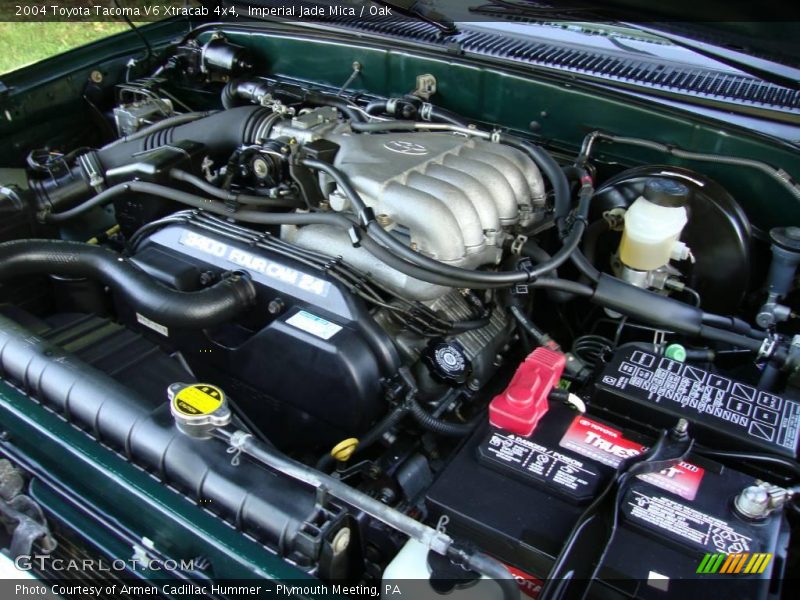 Imperial Jade Mica / Oak 2004 Toyota Tacoma V6 Xtracab 4x4