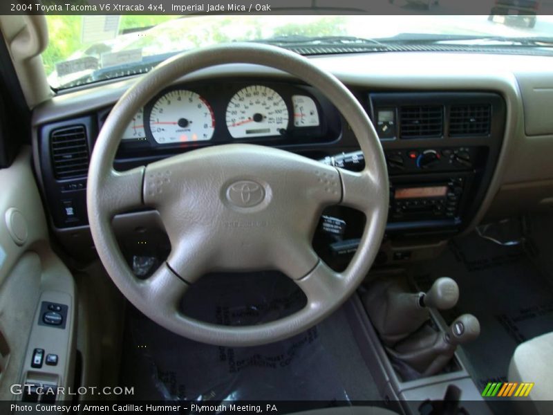 Imperial Jade Mica / Oak 2004 Toyota Tacoma V6 Xtracab 4x4