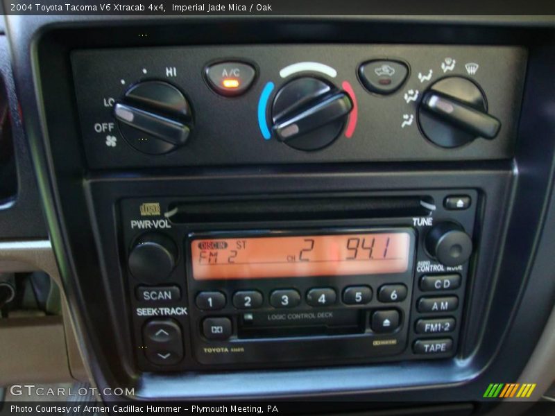 Imperial Jade Mica / Oak 2004 Toyota Tacoma V6 Xtracab 4x4