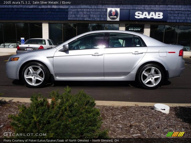 Satin Silver Metallic / Ebony 2005 Acura TL 3.2