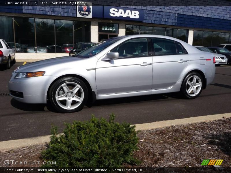 Satin Silver Metallic / Ebony 2005 Acura TL 3.2