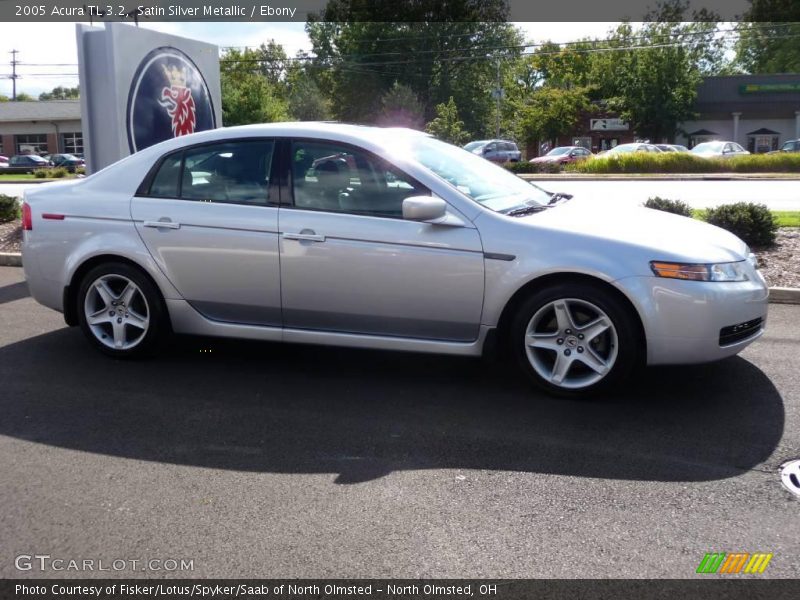 Satin Silver Metallic / Ebony 2005 Acura TL 3.2