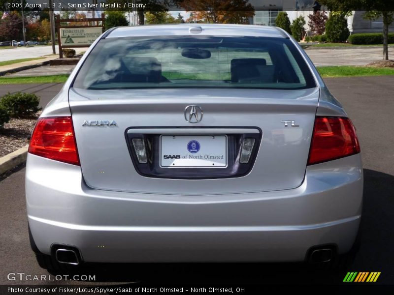 Satin Silver Metallic / Ebony 2005 Acura TL 3.2