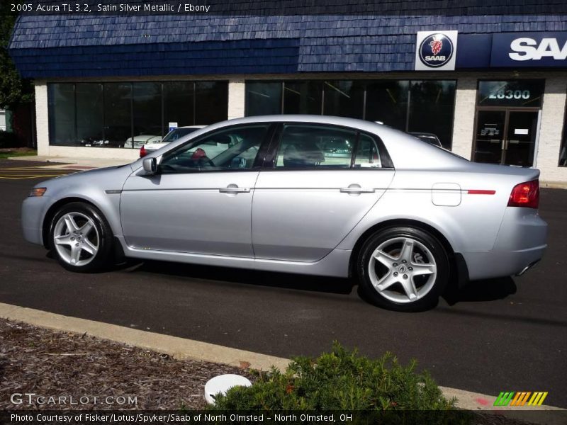 Satin Silver Metallic / Ebony 2005 Acura TL 3.2