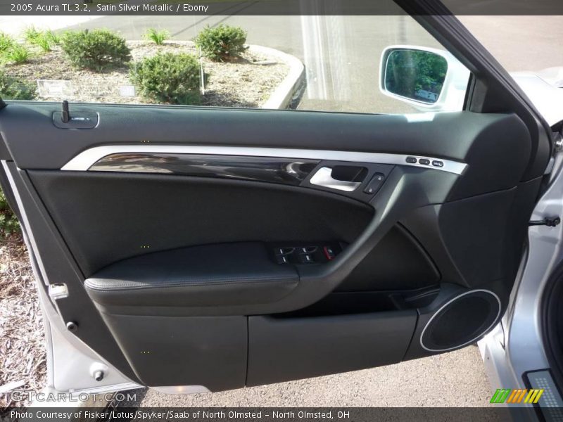 Satin Silver Metallic / Ebony 2005 Acura TL 3.2