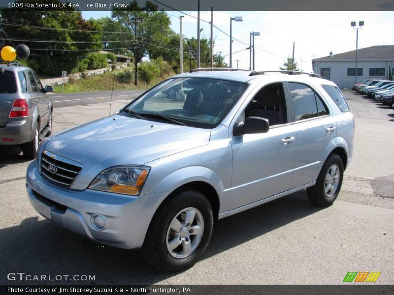 Ice Blue / Gray 2008 Kia Sorento LX 4x4
