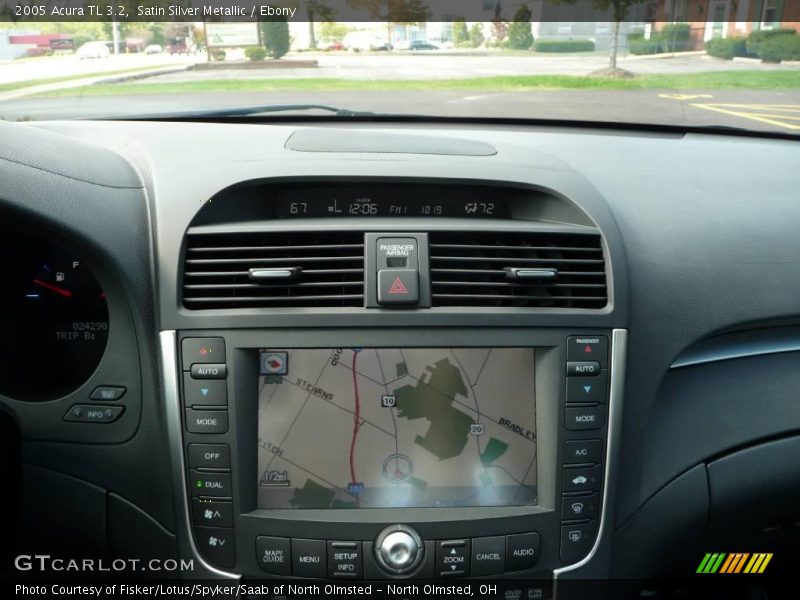 Satin Silver Metallic / Ebony 2005 Acura TL 3.2