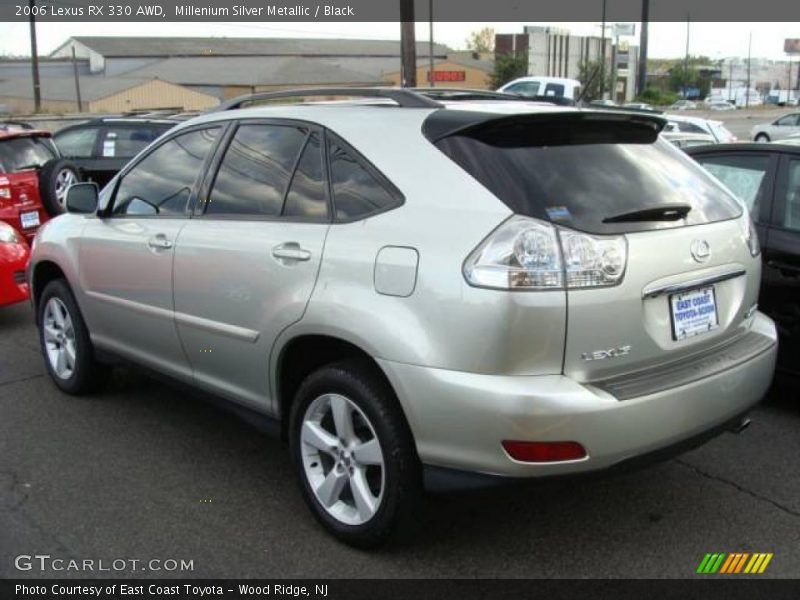 Millenium Silver Metallic / Black 2006 Lexus RX 330 AWD