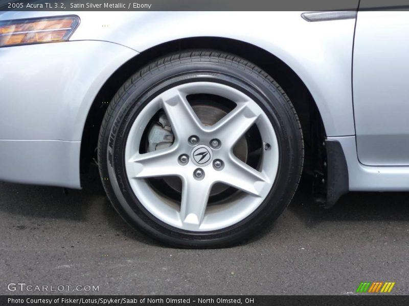 Satin Silver Metallic / Ebony 2005 Acura TL 3.2