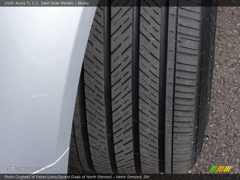 Satin Silver Metallic / Ebony 2005 Acura TL 3.2