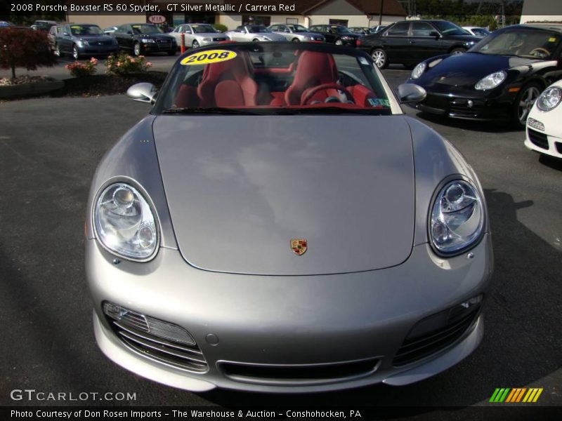 GT Silver Metallic / Carrera Red 2008 Porsche Boxster RS 60 Spyder