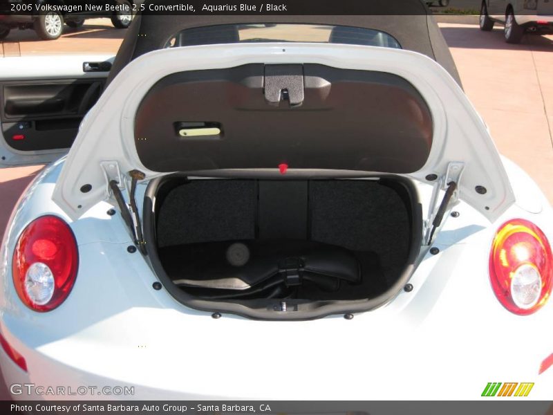 Aquarius Blue / Black 2006 Volkswagen New Beetle 2.5 Convertible