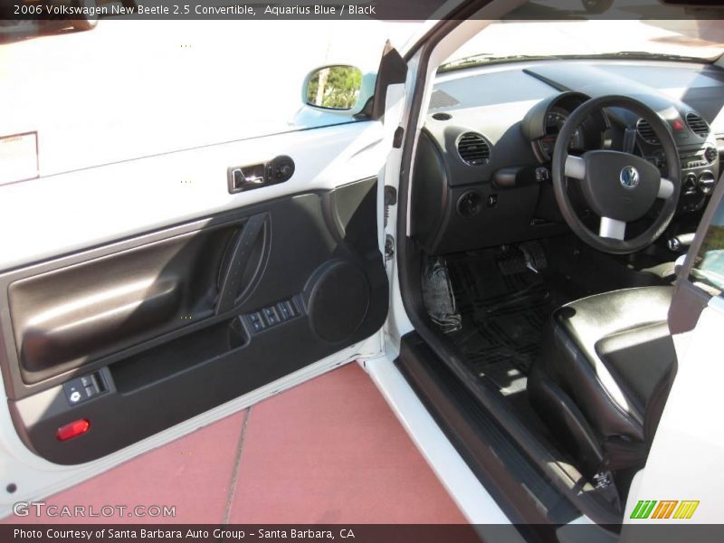 Aquarius Blue / Black 2006 Volkswagen New Beetle 2.5 Convertible