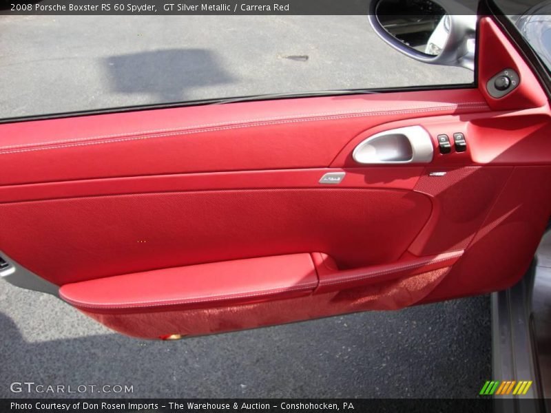 GT Silver Metallic / Carrera Red 2008 Porsche Boxster RS 60 Spyder