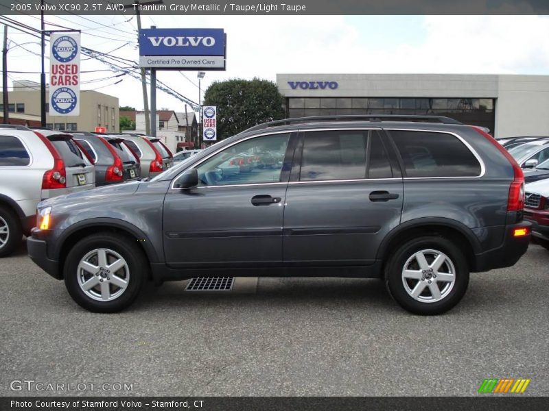 Titanium Gray Metallic / Taupe/Light Taupe 2005 Volvo XC90 2.5T AWD