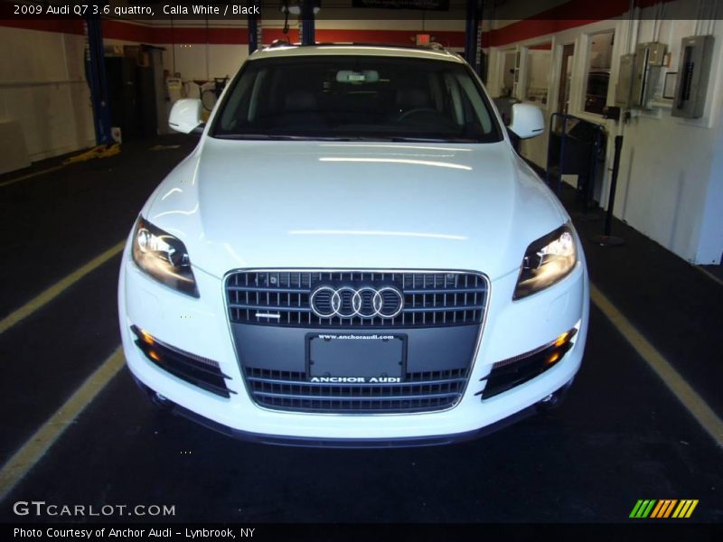 Calla White / Black 2009 Audi Q7 3.6 quattro