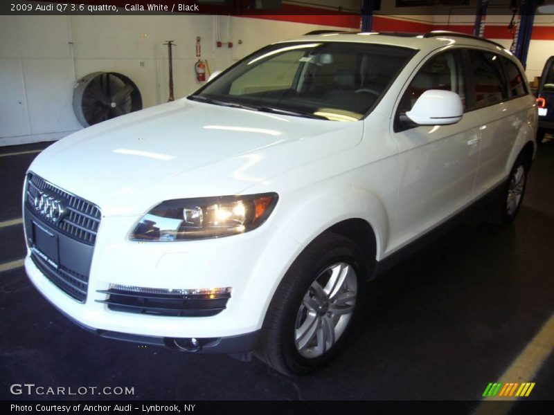 Calla White / Black 2009 Audi Q7 3.6 quattro