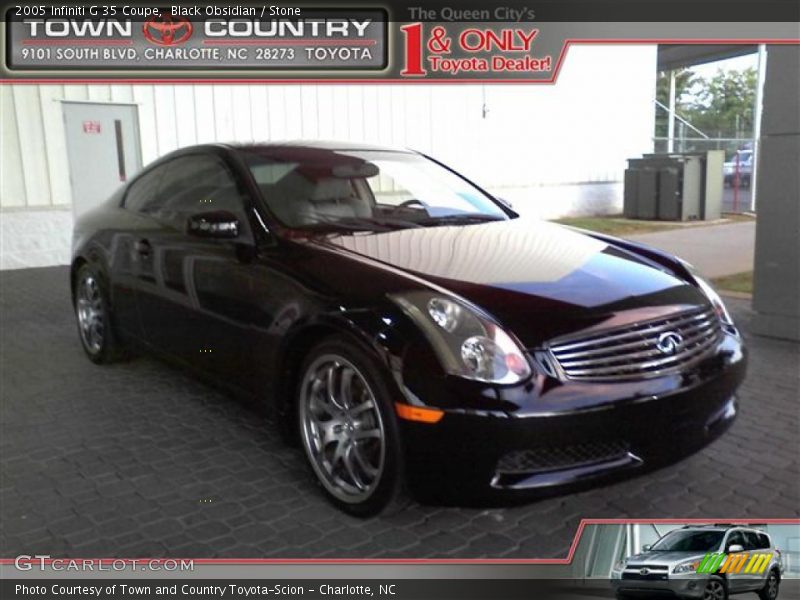 Black Obsidian / Stone 2005 Infiniti G 35 Coupe