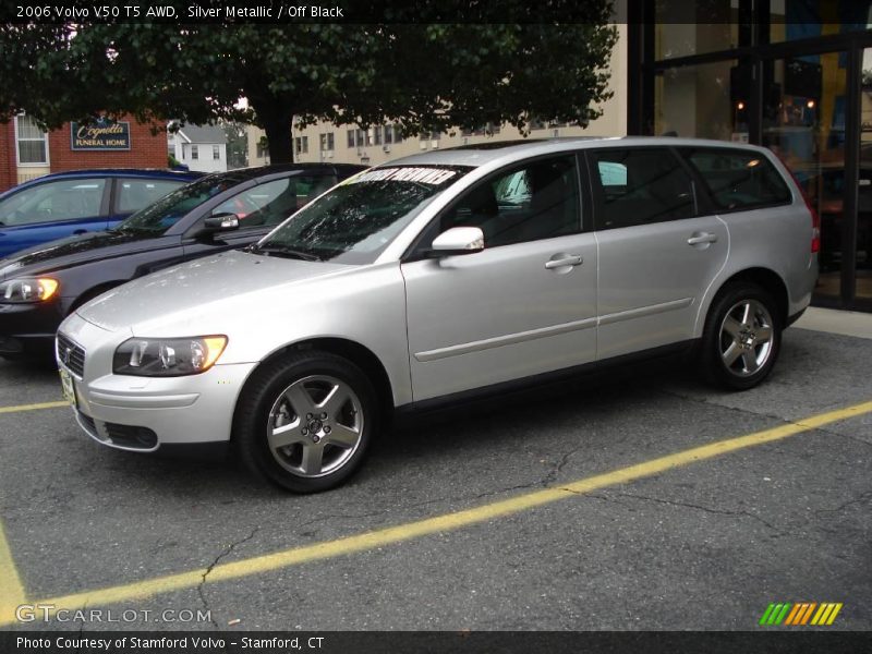 Silver Metallic / Off Black 2006 Volvo V50 T5 AWD
