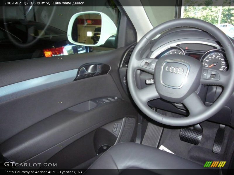Calla White / Black 2009 Audi Q7 3.6 quattro