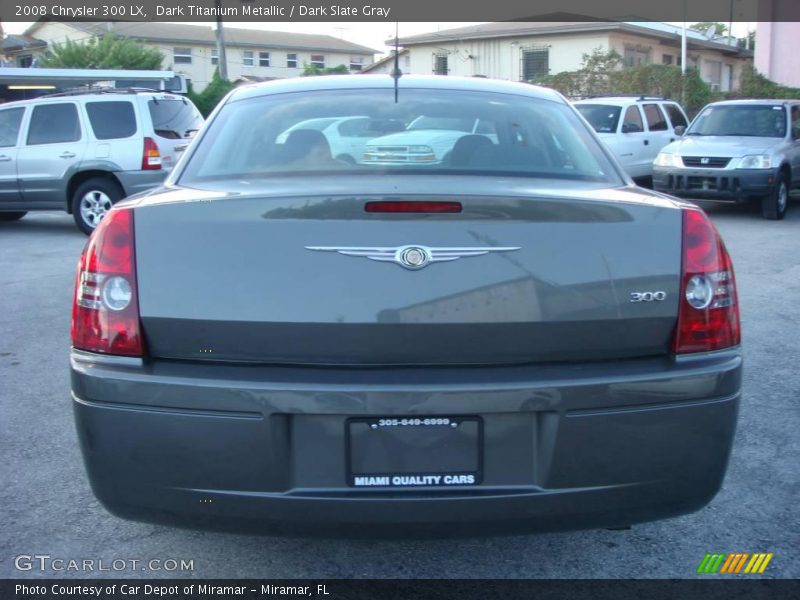 Dark Titanium Metallic / Dark Slate Gray 2008 Chrysler 300 LX