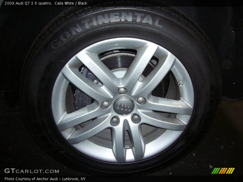 Calla White / Black 2009 Audi Q7 3.6 quattro