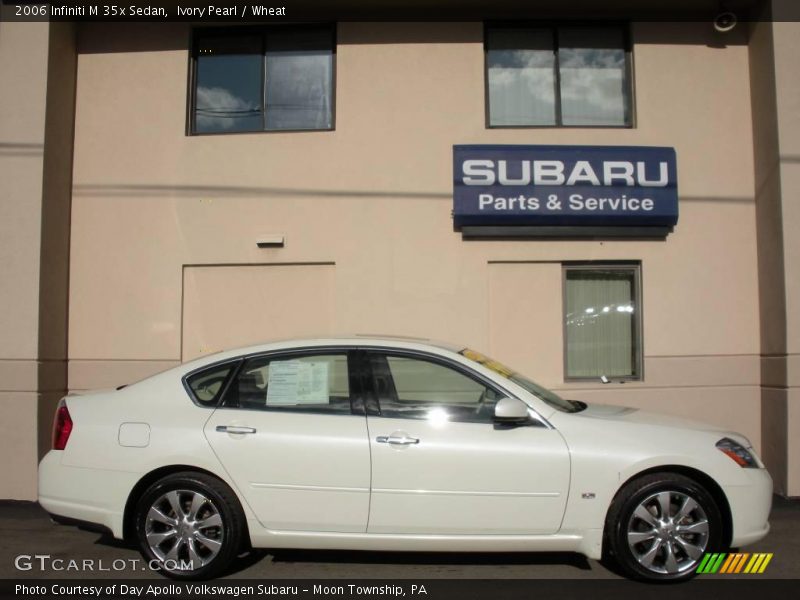 Ivory Pearl / Wheat 2006 Infiniti M 35x Sedan
