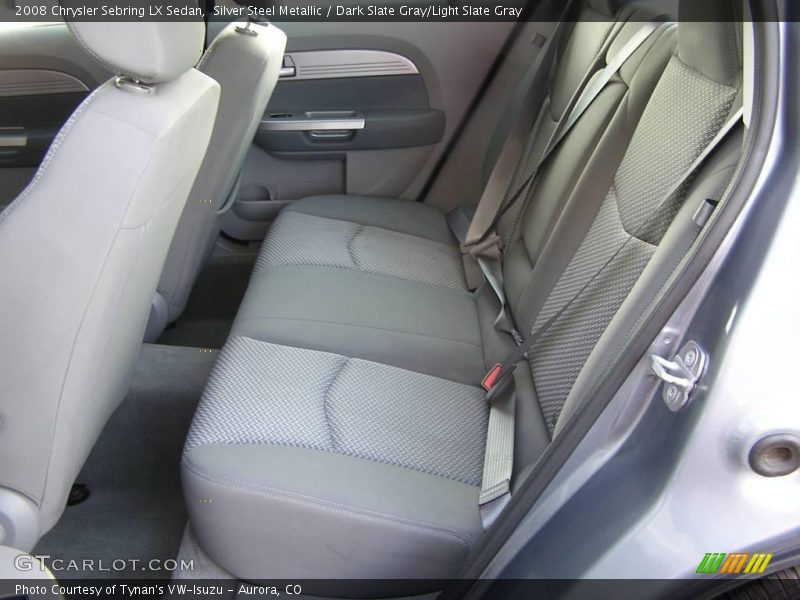 Silver Steel Metallic / Dark Slate Gray/Light Slate Gray 2008 Chrysler Sebring LX Sedan
