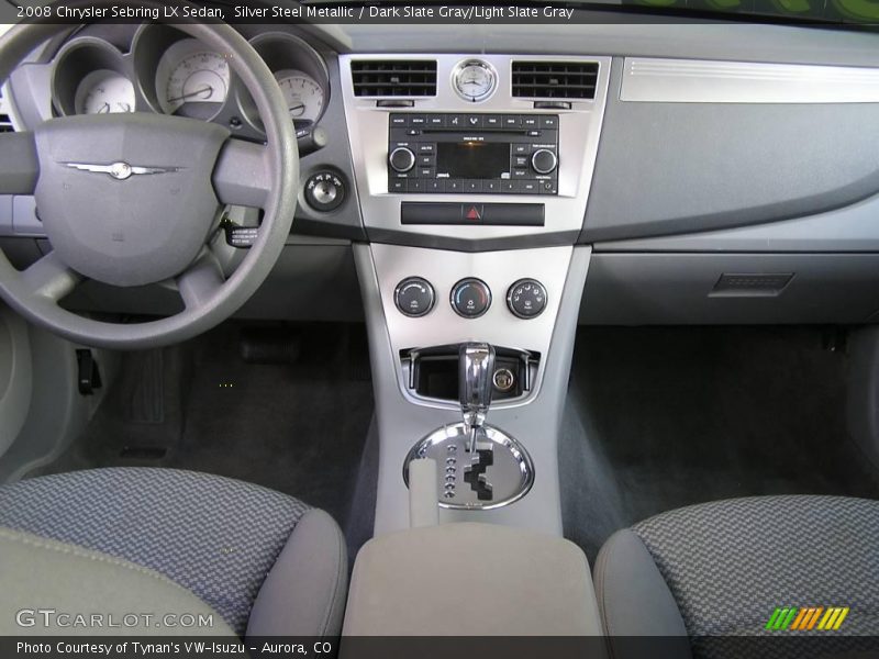 Silver Steel Metallic / Dark Slate Gray/Light Slate Gray 2008 Chrysler Sebring LX Sedan