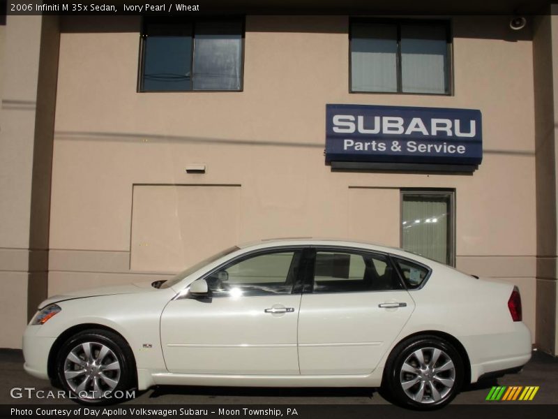 Ivory Pearl / Wheat 2006 Infiniti M 35x Sedan