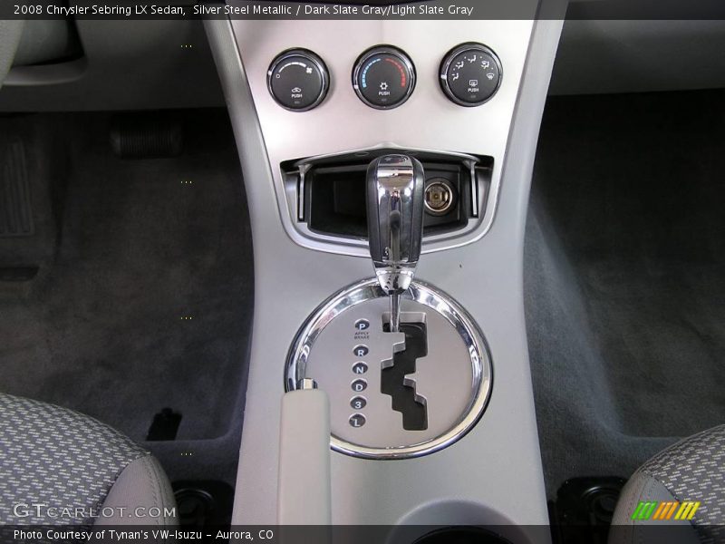 Silver Steel Metallic / Dark Slate Gray/Light Slate Gray 2008 Chrysler Sebring LX Sedan