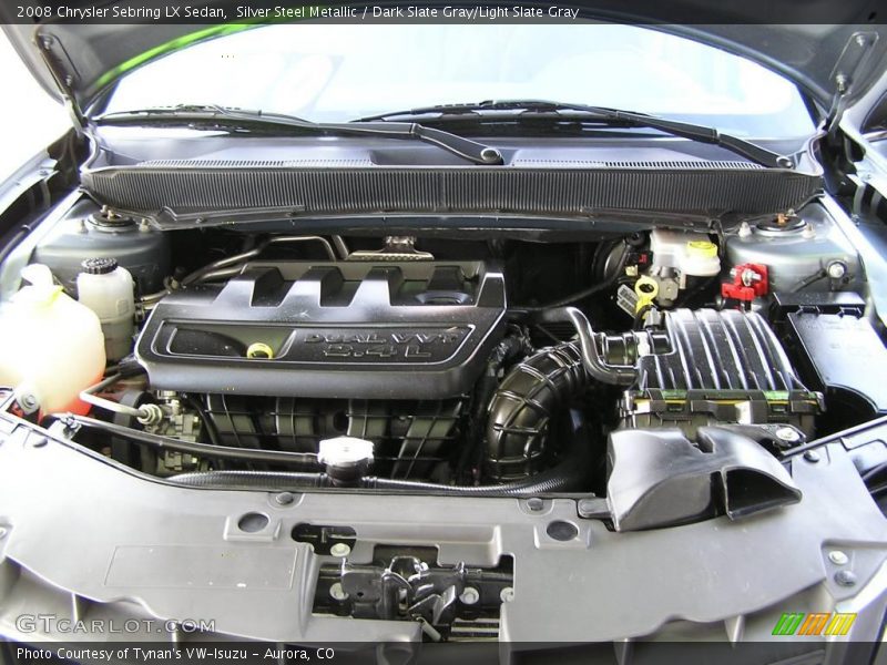 Silver Steel Metallic / Dark Slate Gray/Light Slate Gray 2008 Chrysler Sebring LX Sedan