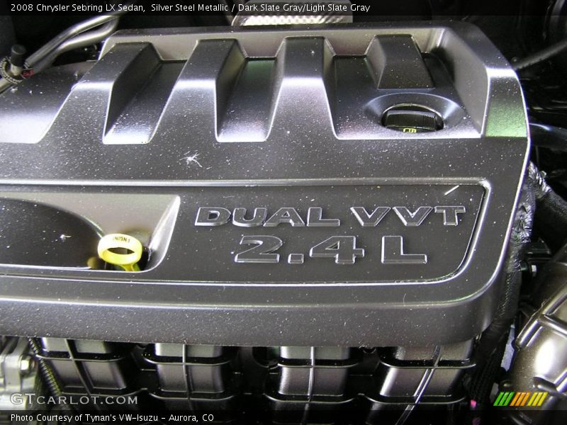 Silver Steel Metallic / Dark Slate Gray/Light Slate Gray 2008 Chrysler Sebring LX Sedan