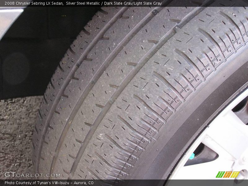 Silver Steel Metallic / Dark Slate Gray/Light Slate Gray 2008 Chrysler Sebring LX Sedan