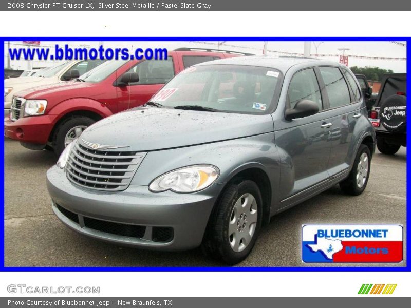 Silver Steel Metallic / Pastel Slate Gray 2008 Chrysler PT Cruiser LX