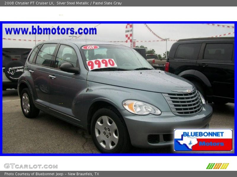 Silver Steel Metallic / Pastel Slate Gray 2008 Chrysler PT Cruiser LX