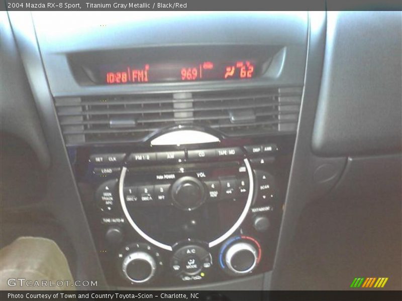 Titanium Gray Metallic / Black/Red 2004 Mazda RX-8 Sport