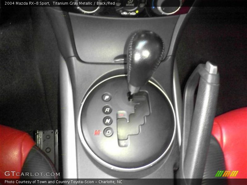 Titanium Gray Metallic / Black/Red 2004 Mazda RX-8 Sport