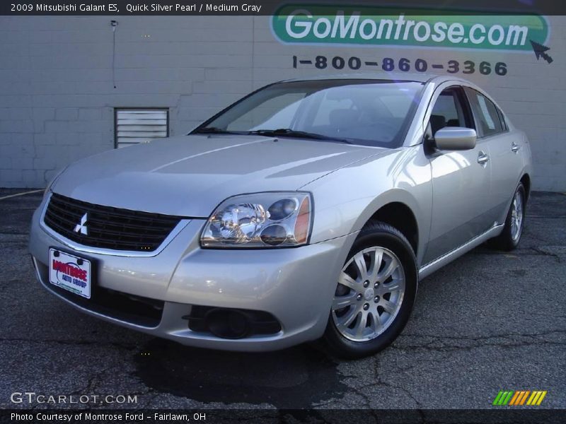 Quick Silver Pearl / Medium Gray 2009 Mitsubishi Galant ES